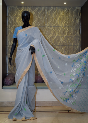 Pure Cotton Dhakai Saree