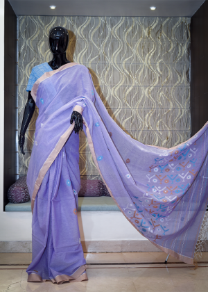 Pure Cotton Dhakai Saree