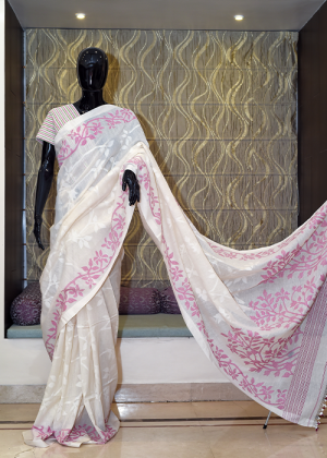 Pure Cotton Dhakai Saree