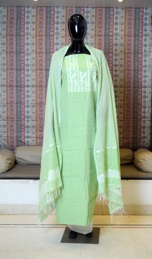 Pure Cotton Hand Woven Dhakai Jamdani Salwer Suit Piece
